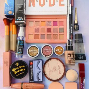 Complete 18-Piece Premium Makeup Combo Set – Full Face Beauty Collection with 18 Color Nude Eyeshadow Palette
