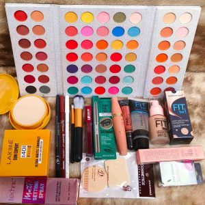 Professional 15 in 1 Full Makeup Kit – 63 Color Eyeshadow Palette with Foundation, Primer, Concealer & Complete Beauty Tools