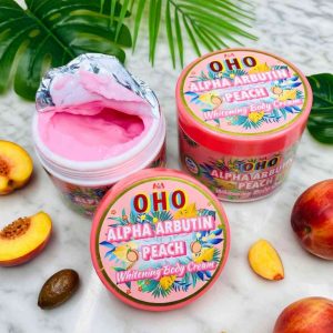 OHO Alpha Arbutin Peach Whitening Body Cream 300g